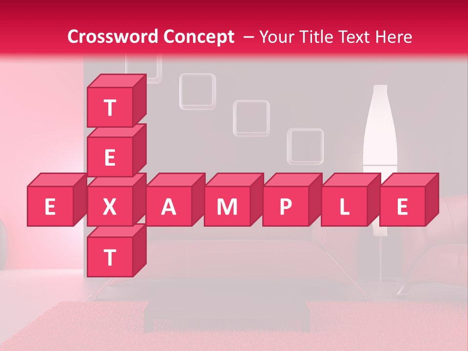 Lamp Room Nobody PowerPoint Template