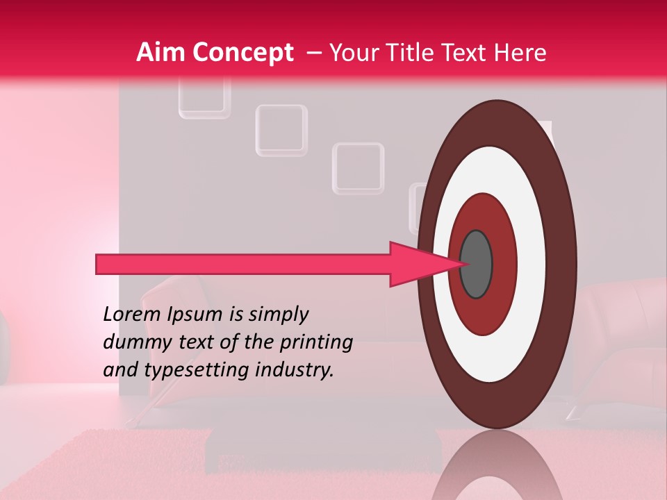 Lamp Room Nobody PowerPoint Template