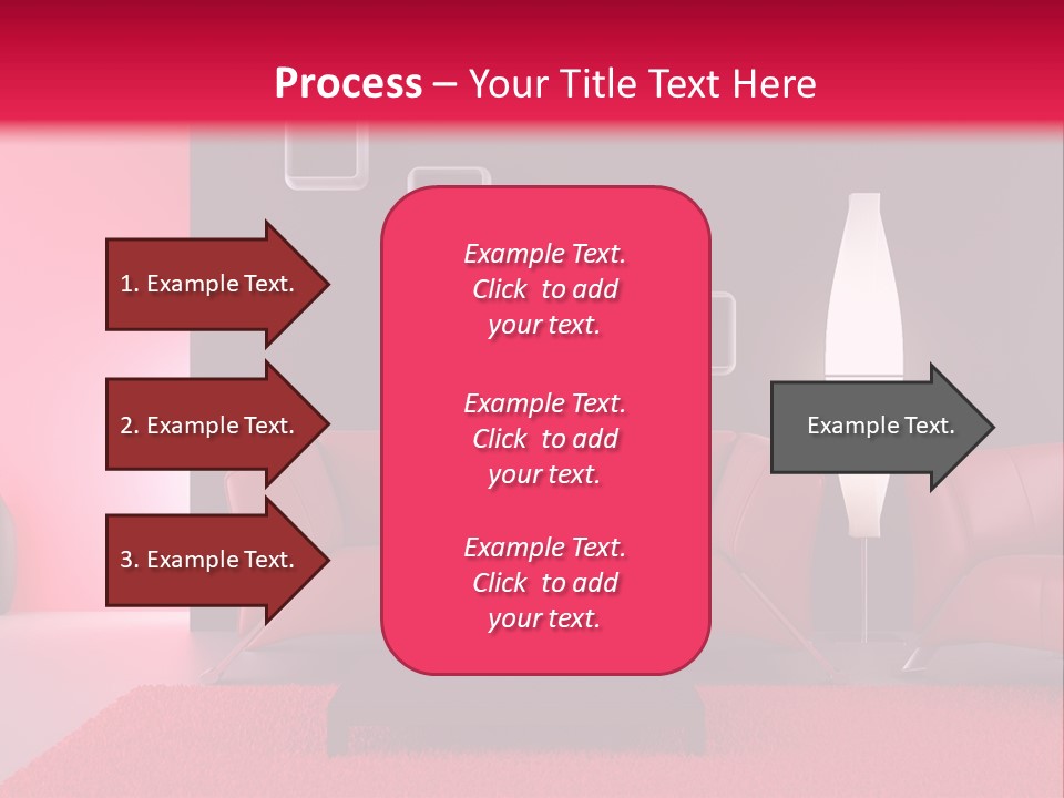 Lamp Room Nobody PowerPoint Template
