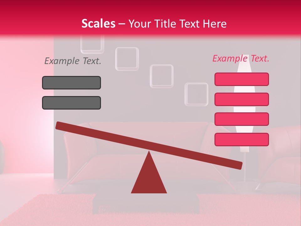 Lamp Room Nobody PowerPoint Template