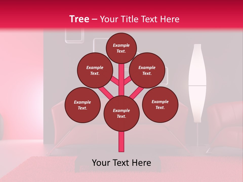 Lamp Room Nobody PowerPoint Template