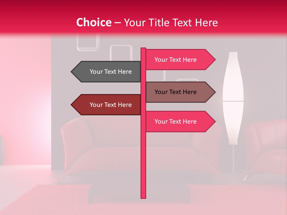 Lamp Room Nobody PowerPoint Template