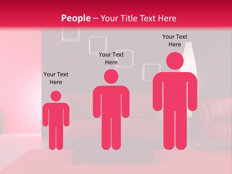 Lamp Room Nobody PowerPoint Template