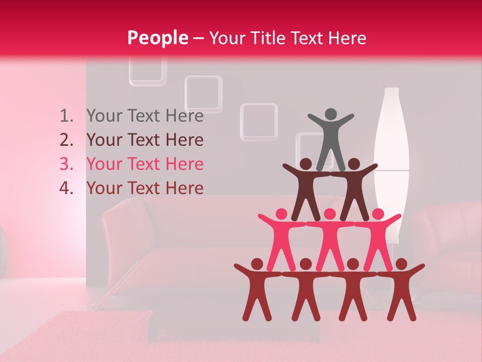 Lamp Room Nobody PowerPoint Template