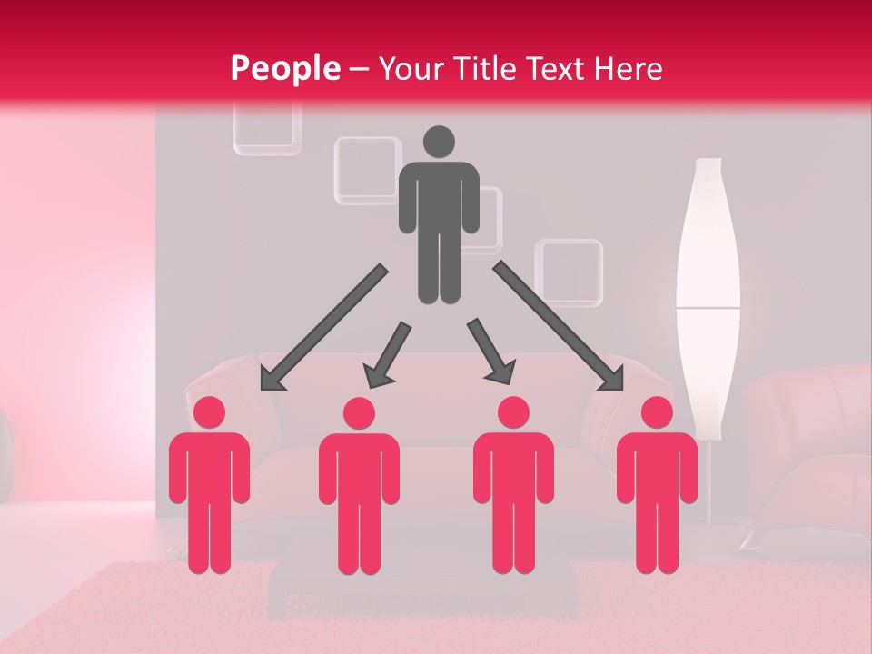 Lamp Room Nobody PowerPoint Template