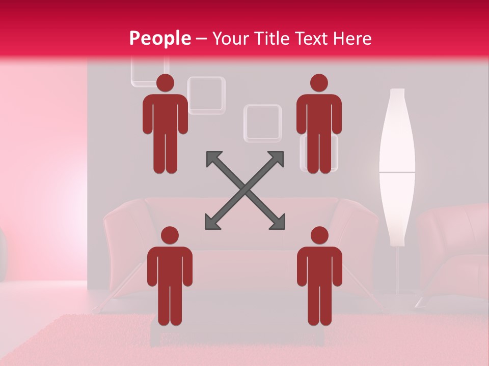 Lamp Room Nobody PowerPoint Template