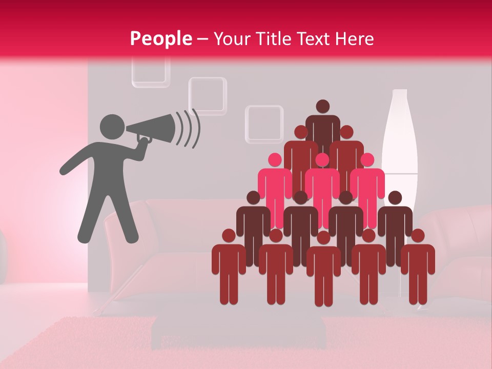 Lamp Room Nobody PowerPoint Template