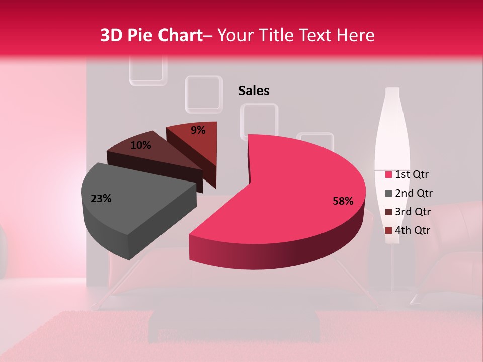 Lamp Room Nobody PowerPoint Template
