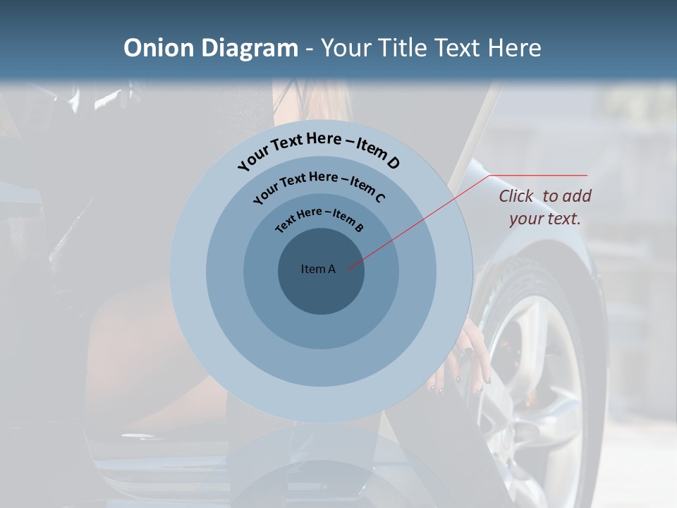 Vehicle White Sexy PowerPoint Template