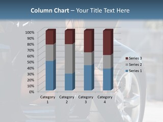 Vehicle White Sexy PowerPoint Template