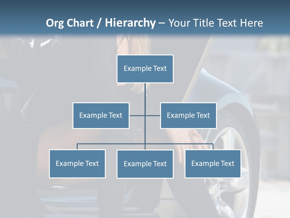 Vehicle White Sexy PowerPoint Template