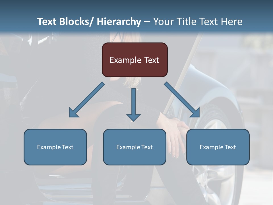 Vehicle White Sexy PowerPoint Template