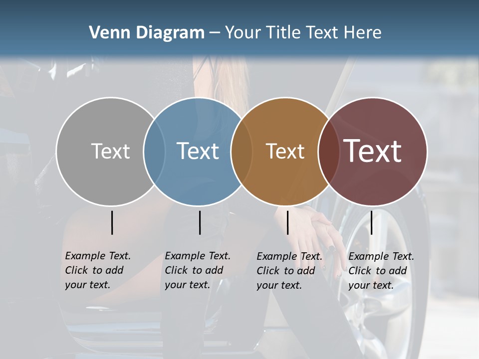 Vehicle White Sexy PowerPoint Template