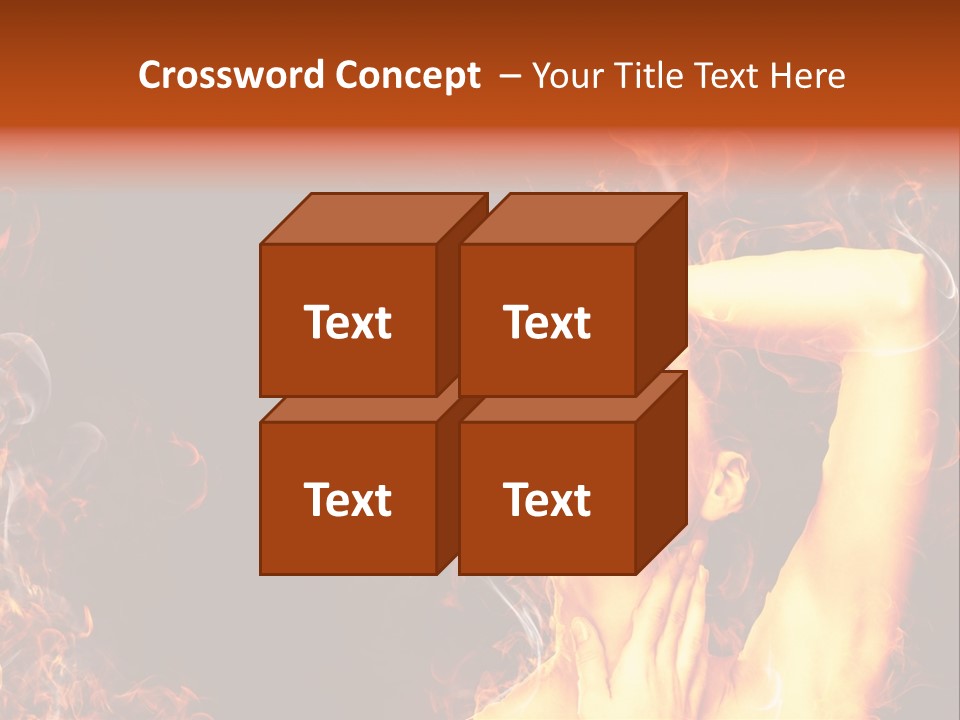 Human Beauty Young PowerPoint Template