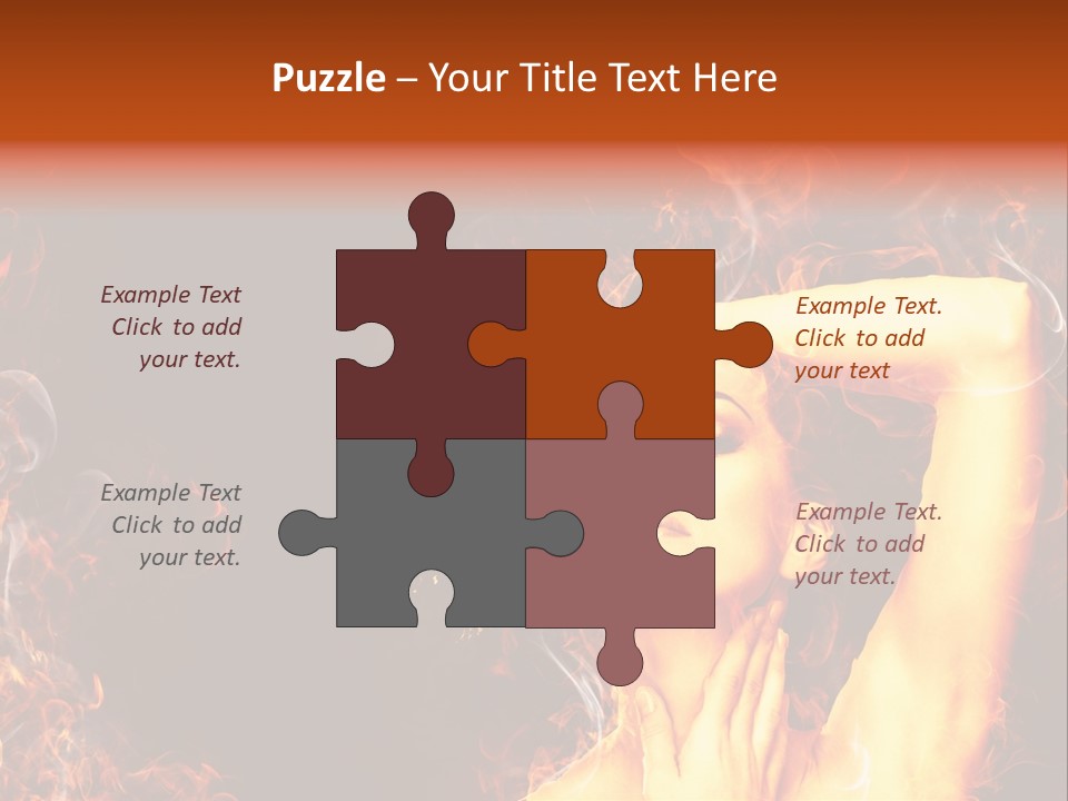 Human Beauty Young PowerPoint Template