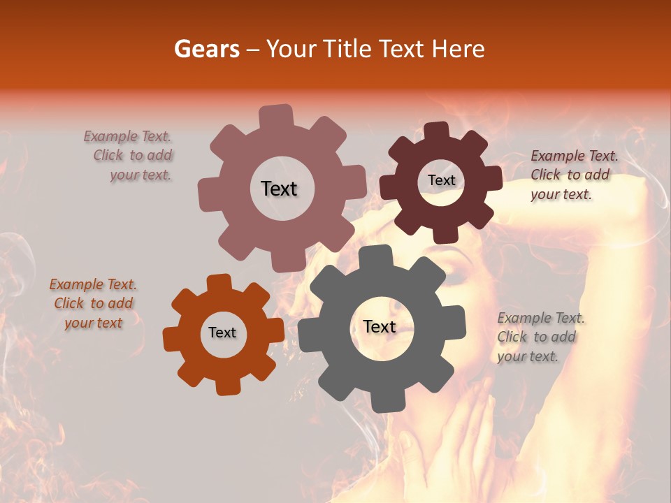 Human Beauty Young PowerPoint Template