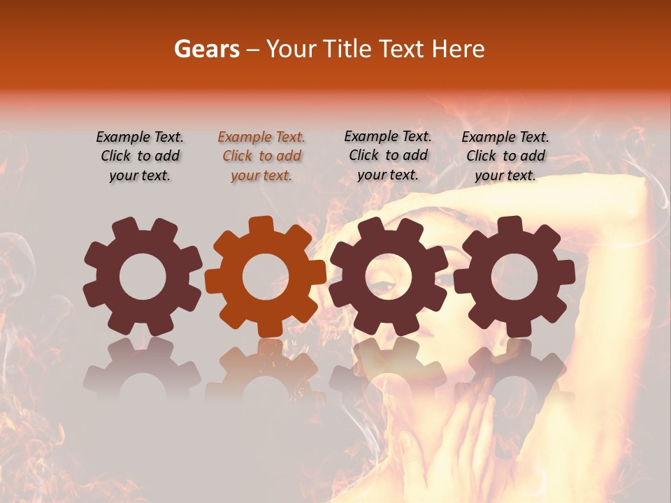 Human Beauty Young PowerPoint Template