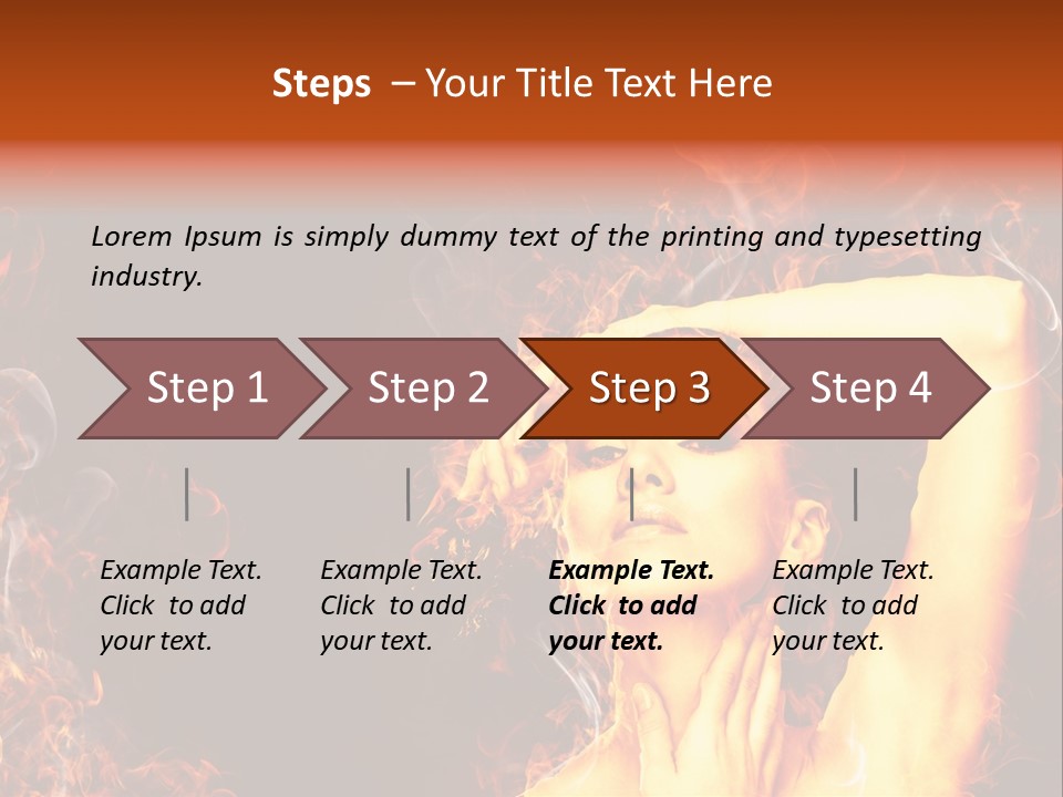 Human Beauty Young PowerPoint Template