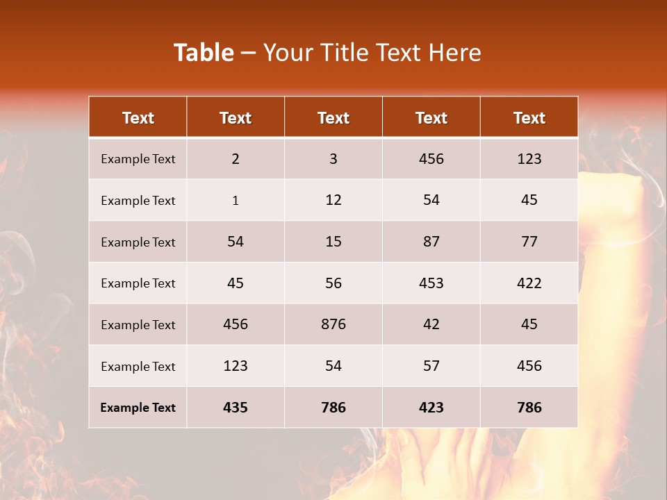 Human Beauty Young PowerPoint Template