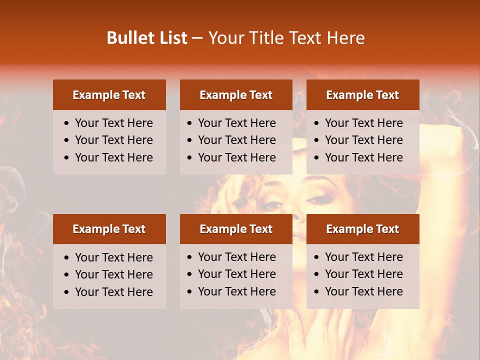 Human Beauty Young PowerPoint Template