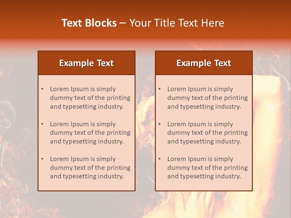 Human Beauty Young PowerPoint Template