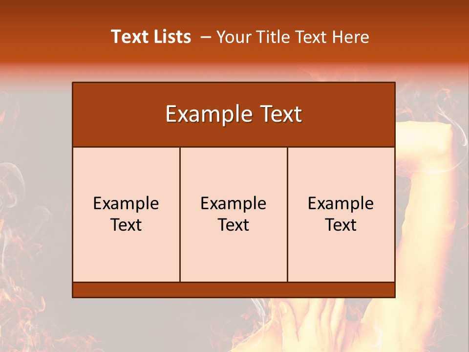 Human Beauty Young PowerPoint Template