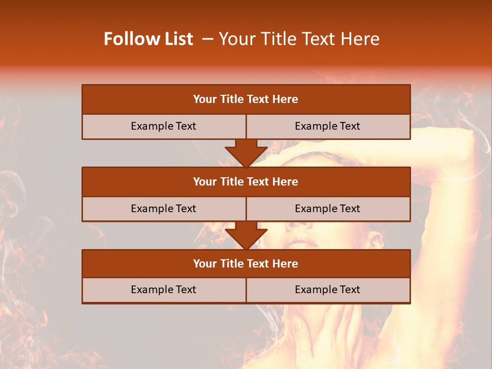 Human Beauty Young PowerPoint Template