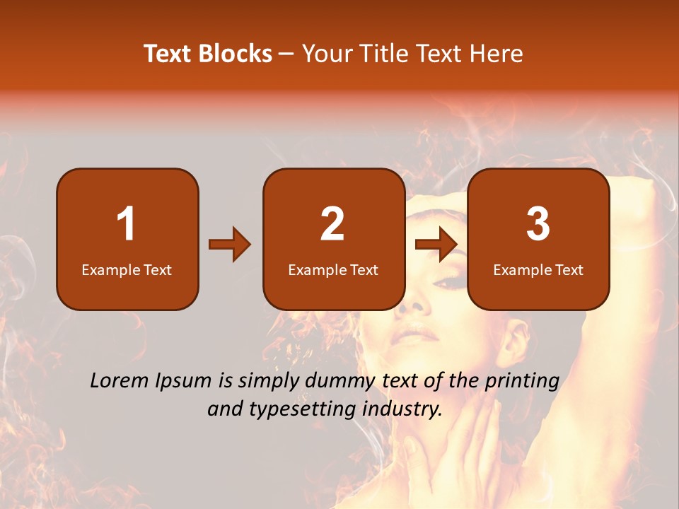 Human Beauty Young PowerPoint Template