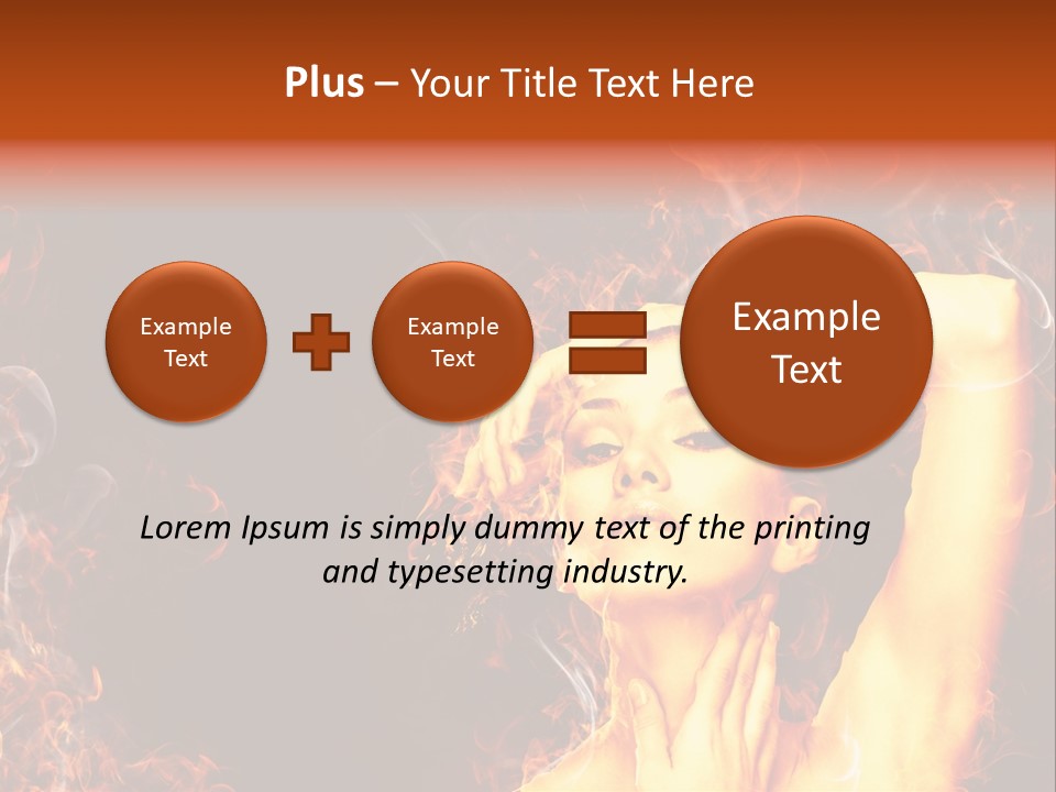 Human Beauty Young PowerPoint Template