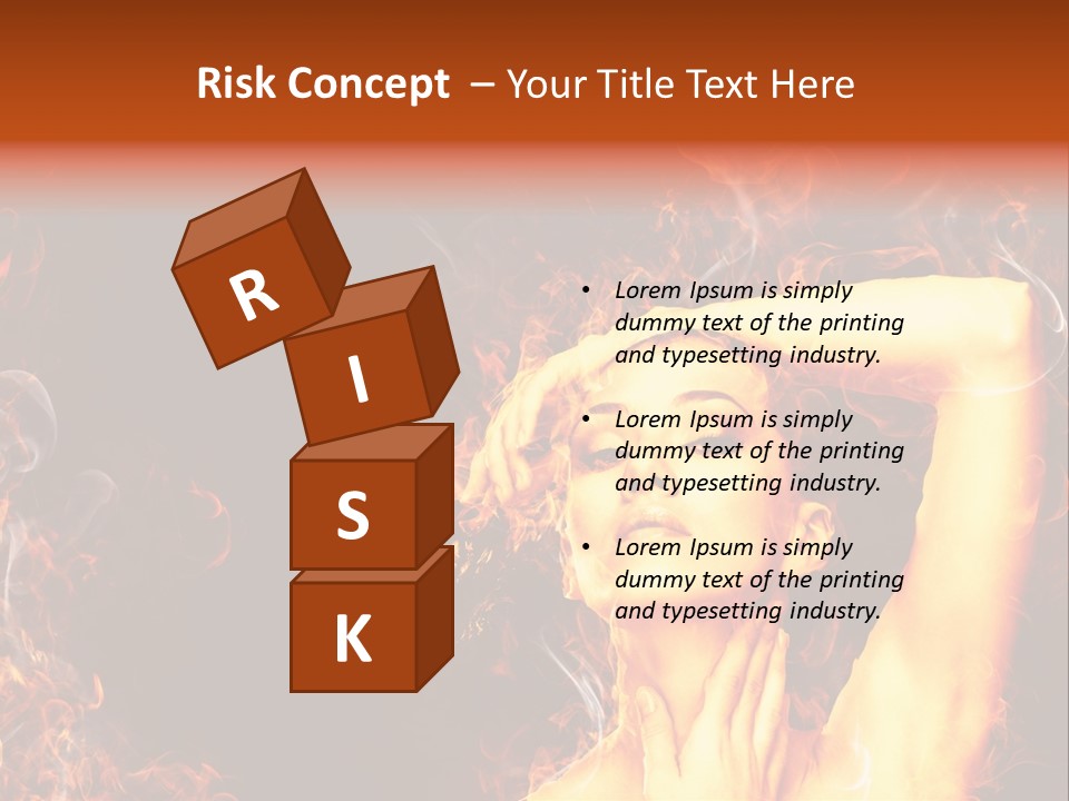 Human Beauty Young PowerPoint Template