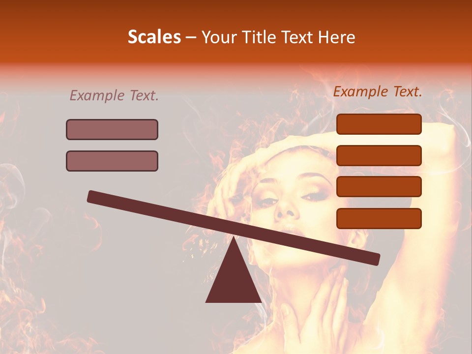 Human Beauty Young PowerPoint Template