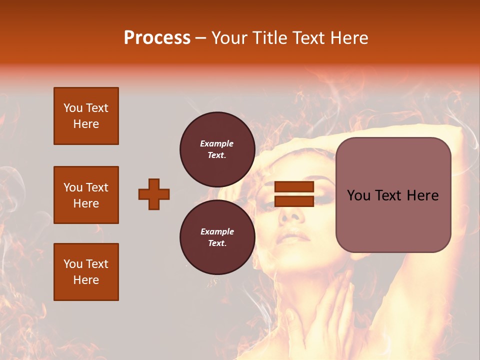 Human Beauty Young PowerPoint Template