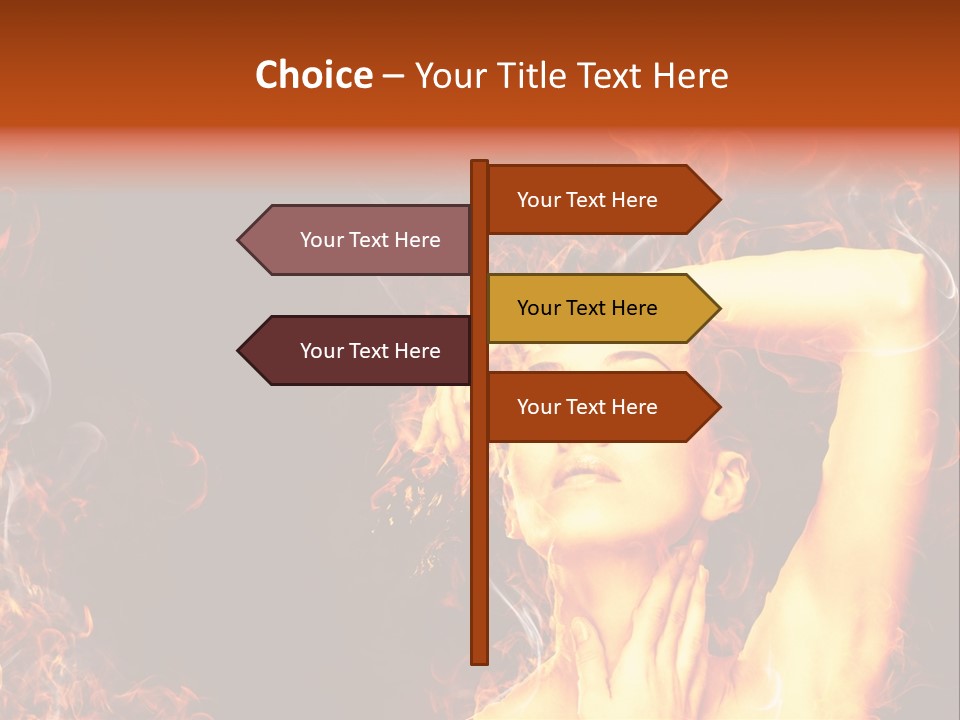 Human Beauty Young PowerPoint Template