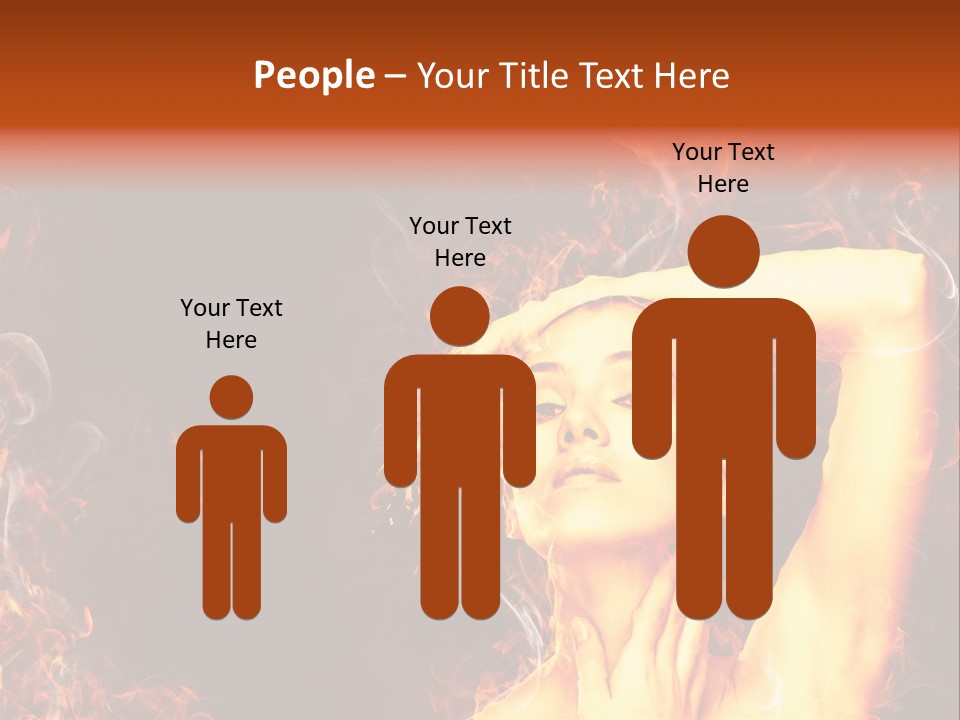 Human Beauty Young PowerPoint Template