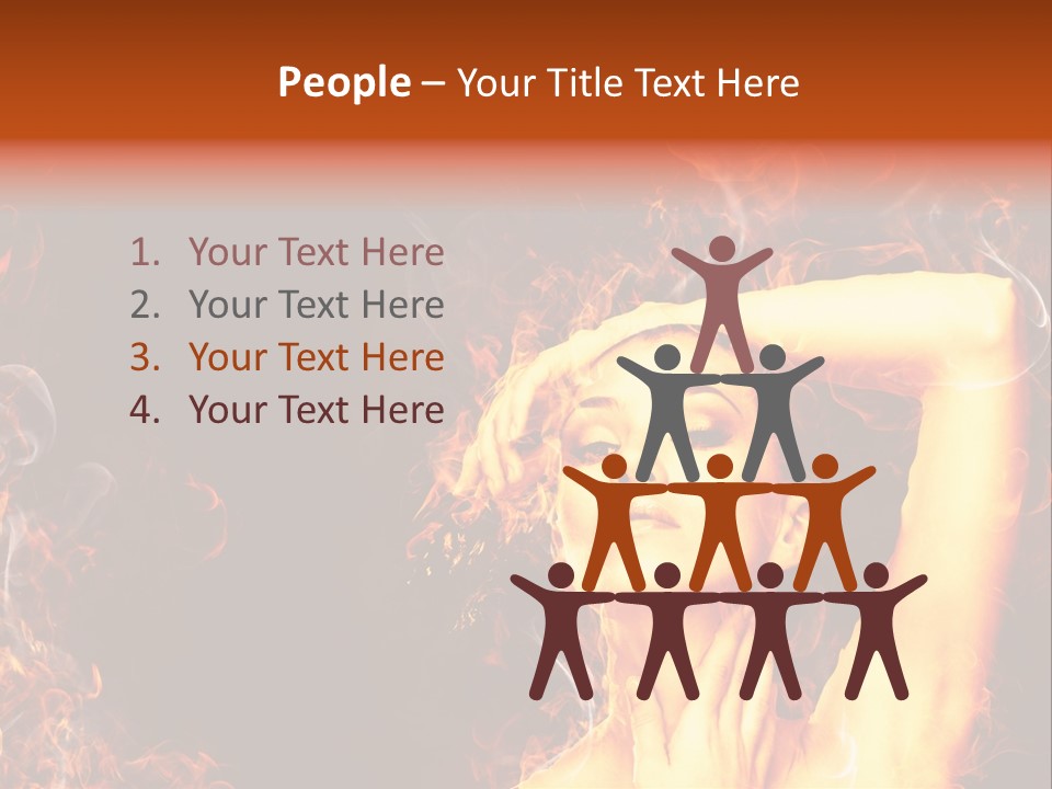 Human Beauty Young PowerPoint Template