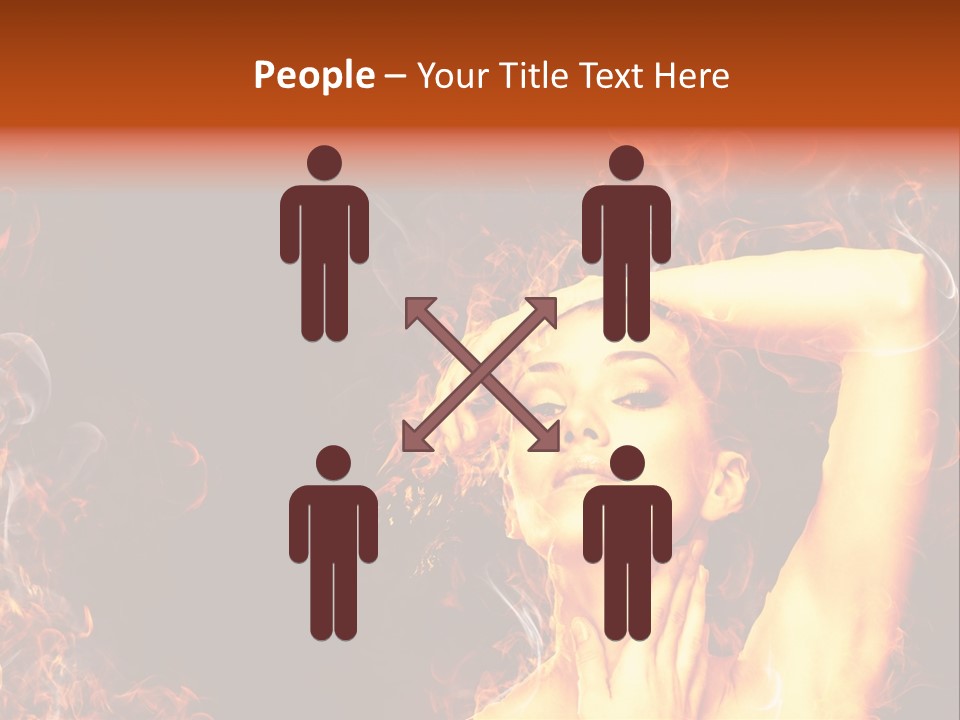 Human Beauty Young PowerPoint Template