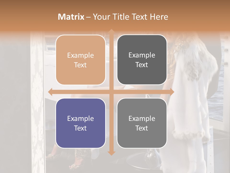 Fashion Young Woman PowerPoint Template