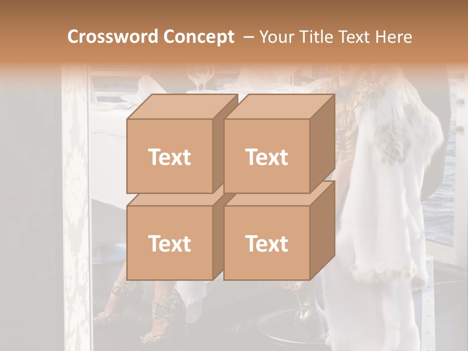 Fashion Young Woman PowerPoint Template