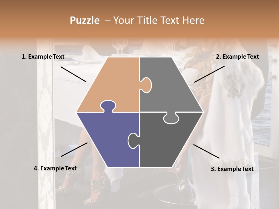 Fashion Young Woman PowerPoint Template