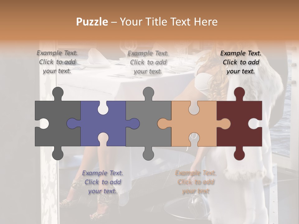 Fashion Young Woman PowerPoint Template