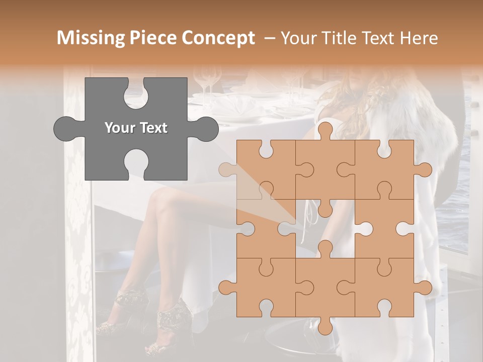 Fashion Young Woman PowerPoint Template