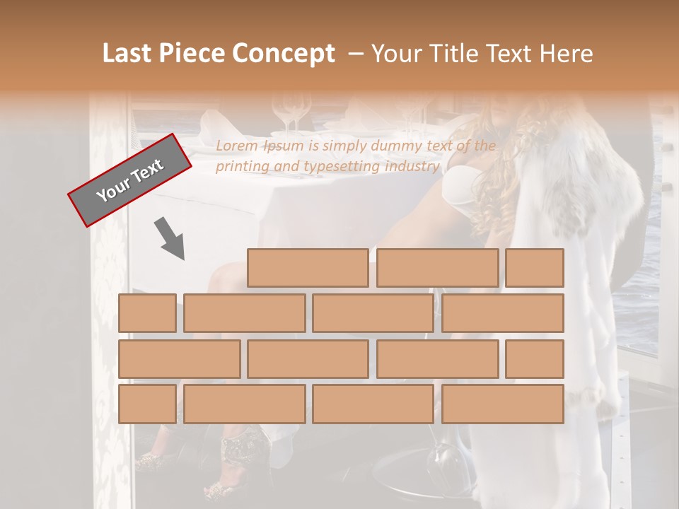 Fashion Young Woman PowerPoint Template