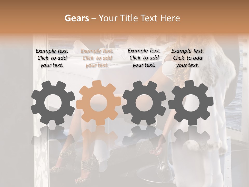 Fashion Young Woman PowerPoint Template