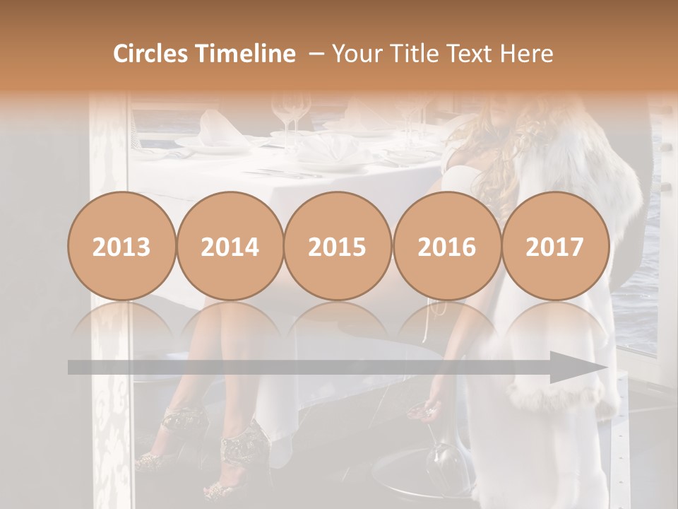 Fashion Young Woman PowerPoint Template