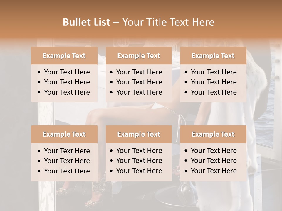 Fashion Young Woman PowerPoint Template