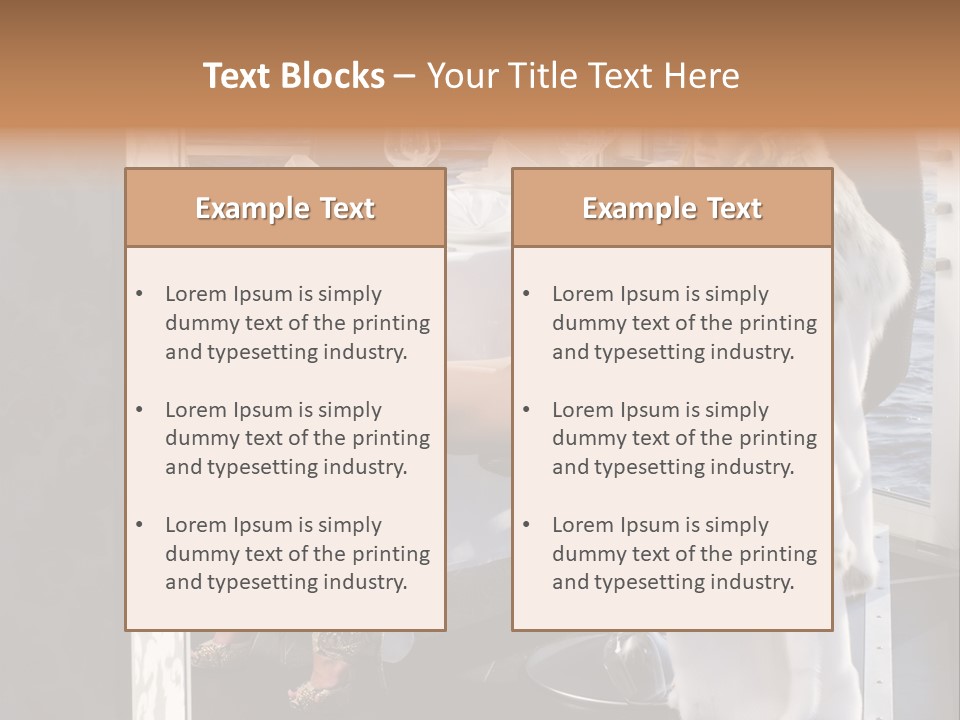 Fashion Young Woman PowerPoint Template