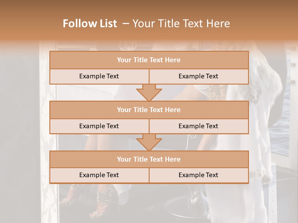 Fashion Young Woman PowerPoint Template