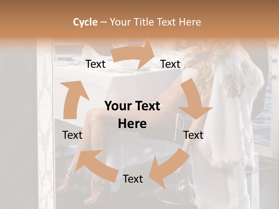 Fashion Young Woman PowerPoint Template
