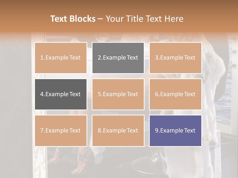 Fashion Young Woman PowerPoint Template