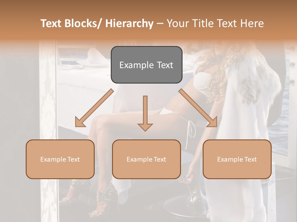 Fashion Young Woman PowerPoint Template